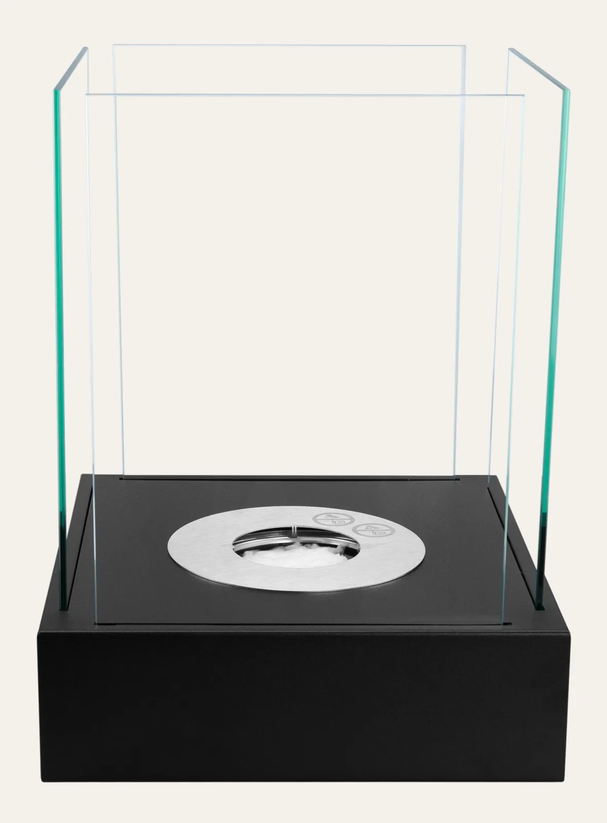 Sunset Garden Mini Bioethanol Fireplace – Black