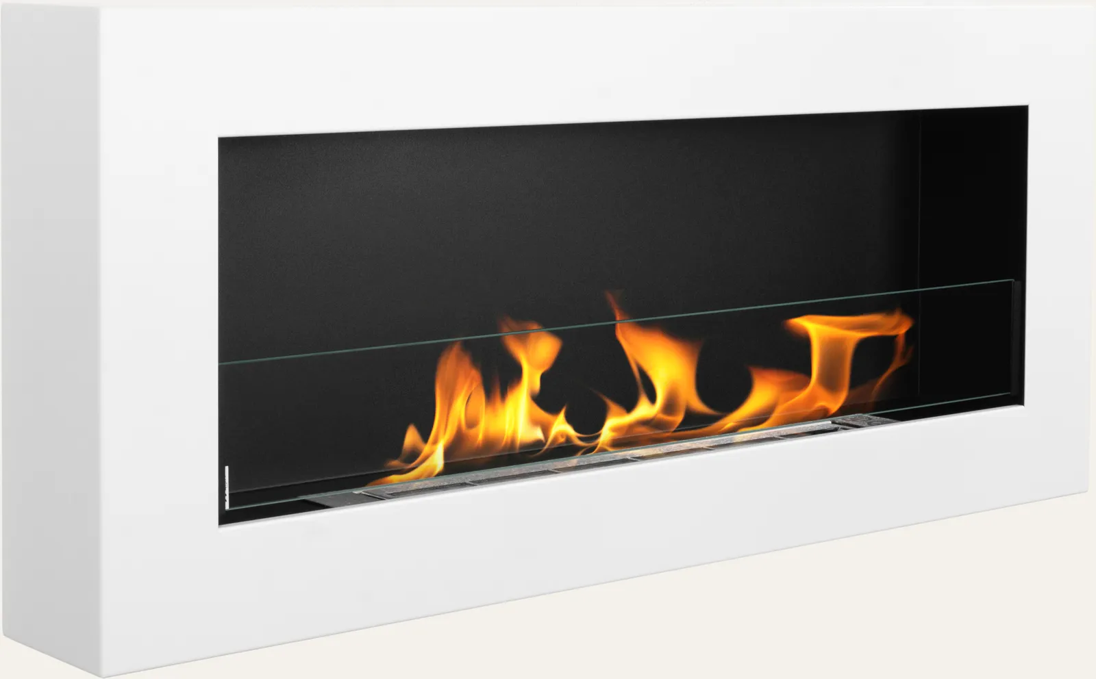 900 Box Bioethanol Fireplace – White