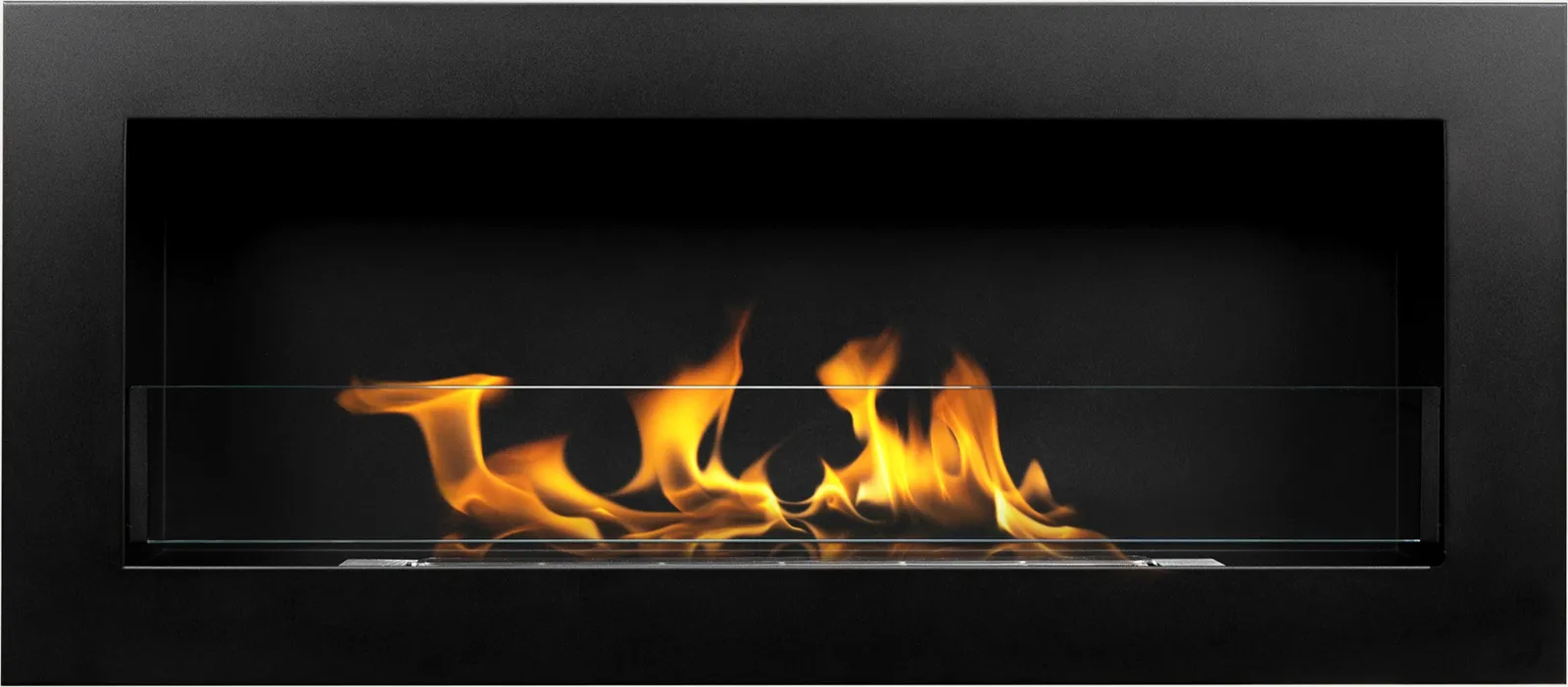 900 Slim Bioethanol Fireplace – Matt black