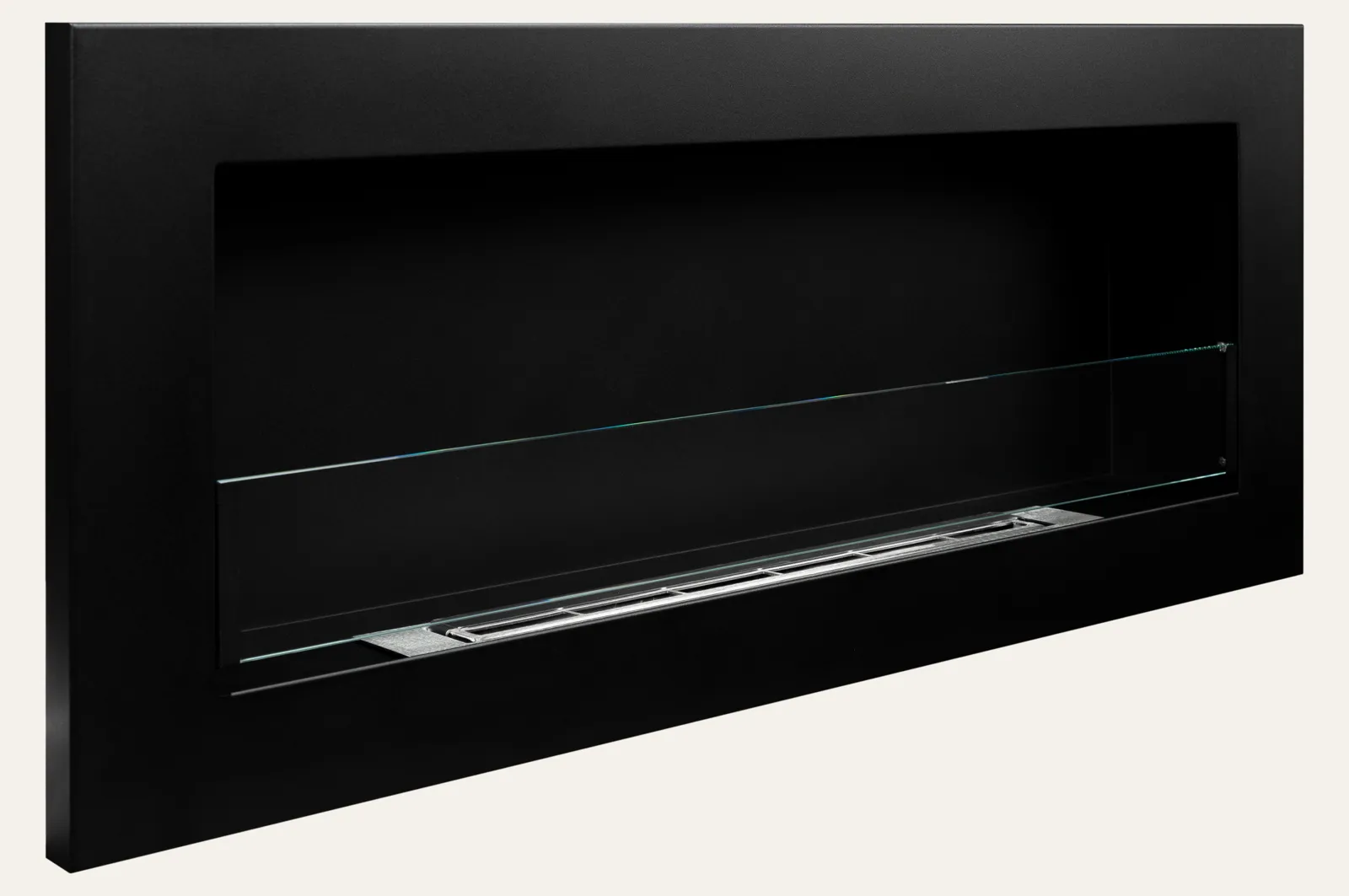 900 Slim Bioethanol Fireplace – Matt black